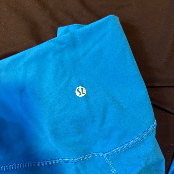 Lululemon Athletica Electric Blue Leggings - Picture 1 of 3